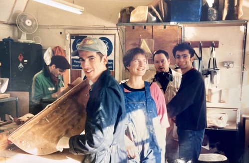 Pete and the Limbs & Things R&D team in 1997