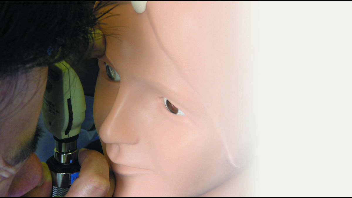Eye Simulation Led Eye Examination Simulator from Kyoto Kagaku | Limbs & Things UK