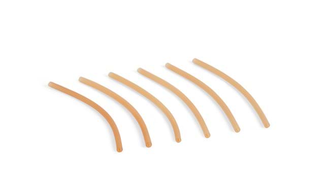 Pack of 6 of 4mm X 140mm Vein for practicing vascular techniques 