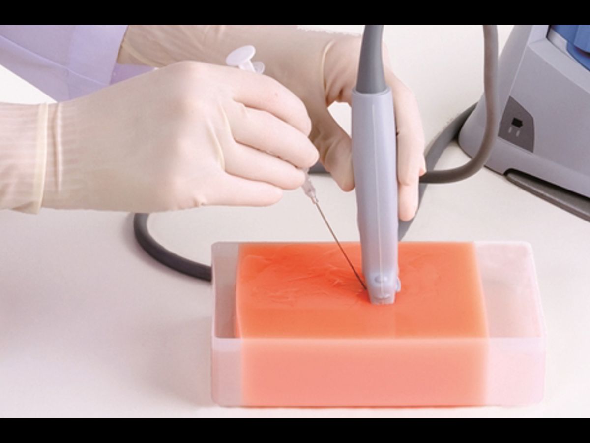 Cvc Block Introductory Ultrasound Training Blocks for US CVC Insertion Simulator