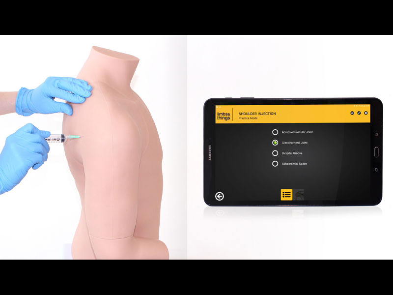 Shoulder Ir Injection Shoulder Injection Trainer - Palpation Guided (Light Skin Tone) | Limbs ...