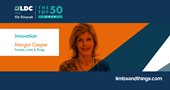 Margot Cooper wins the Innovation Award at Top 50 Most Ambitious Leaders