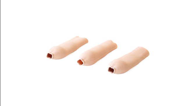 Replacement foreskin pack (Light Skin Tone) for the Male Catheterization Trainer.