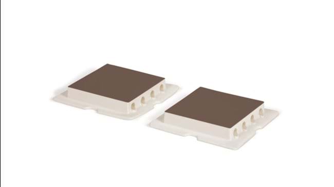 Replacement Standard Dark Skin Tone Chest Drain Pads for the Limbs & Things Chest Drain & Needle Decompression Trainer.