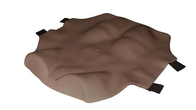Replacement Abdominal Skin, in the dark skin tone, for the Abdominal Examination Trainer.