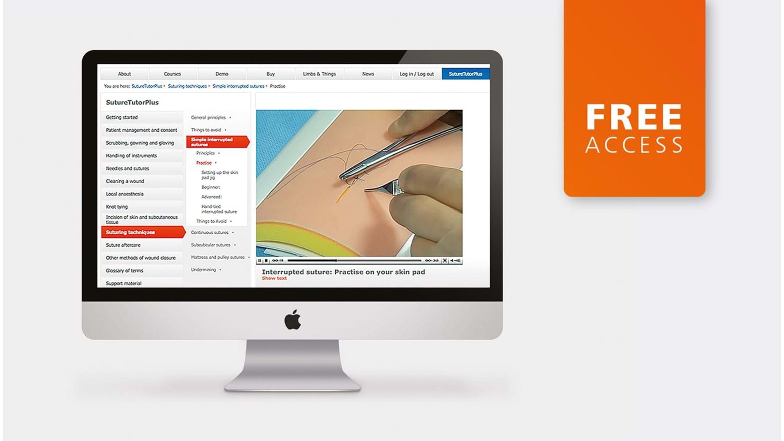 Free Online Suturing Course Access