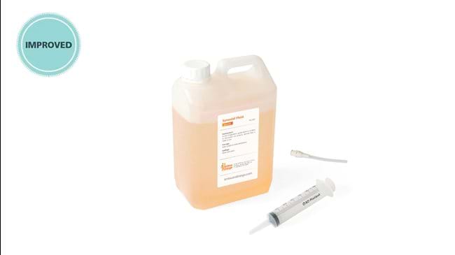 2.5ltr, container of ready to use synovial fluid for use with the Knee Aspiration & Injection Trainer