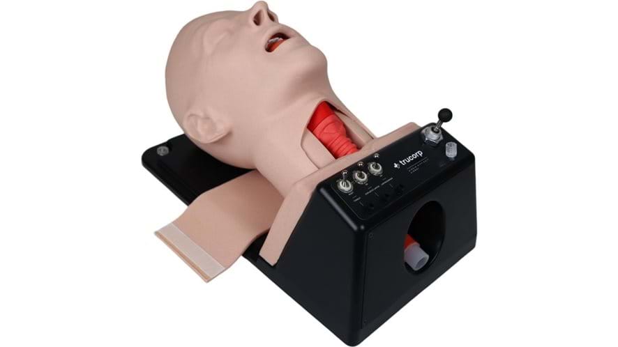 User interface on the Difficult Airway Simulator from Trucorp