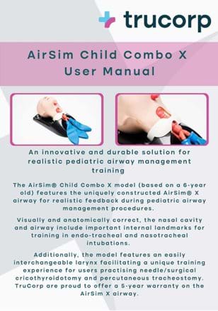 Airsim Child Combo X User Manual Trucorp