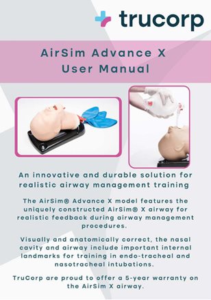 Airsim Advance X User Manual Trucorp