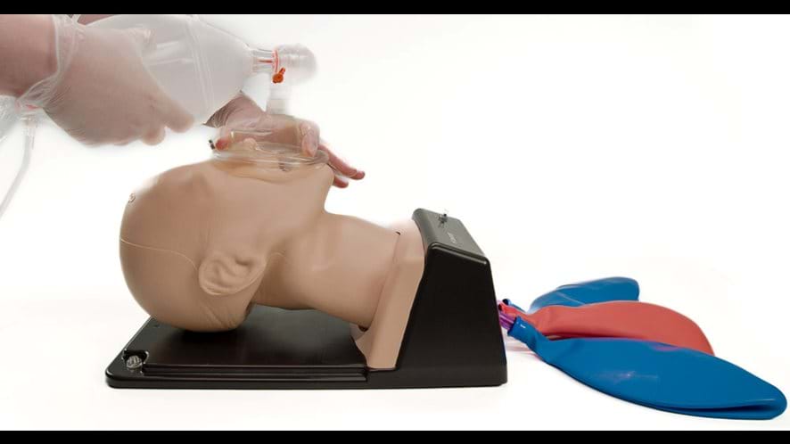 AirSim Advanced X airway management simulator in light skin tone from Trucorp