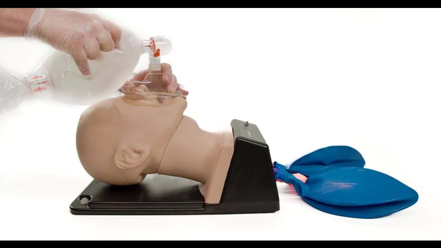 AirSim Combo X Airway management Simulator in Light skin tone by Trucorp