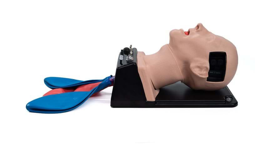 AirSim Difficult airway management simulator in light skin tone by Trucorp 