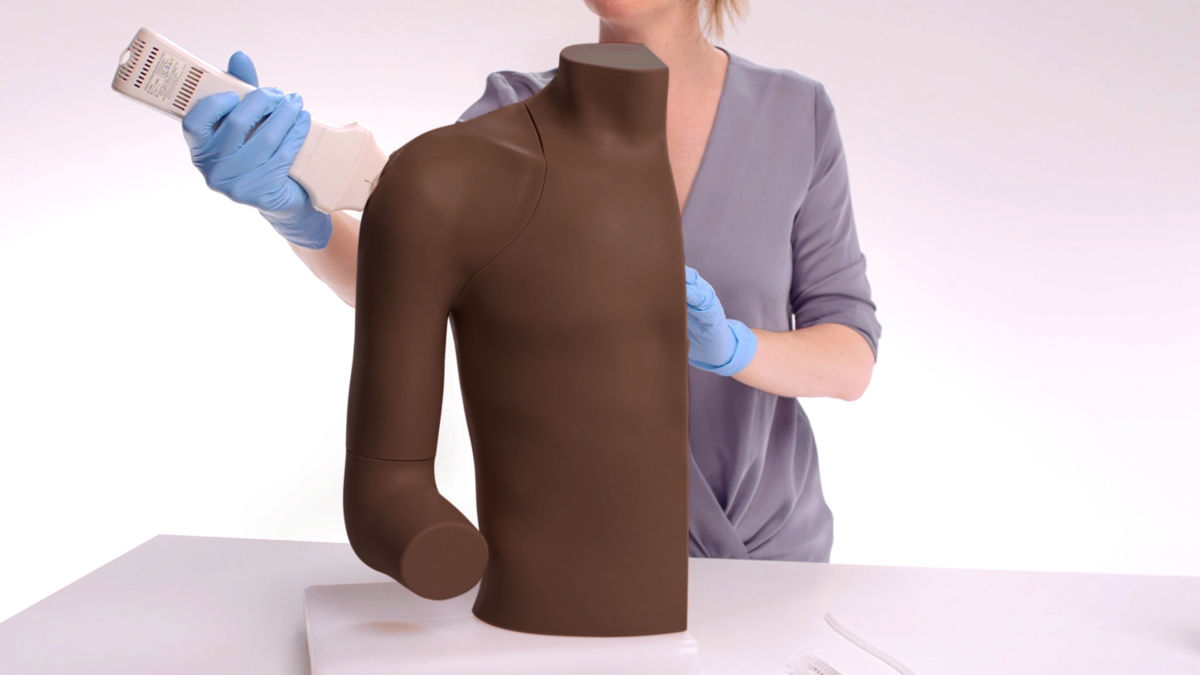 Shoulder Injection Trainer - Ultrasound Guided (Dark Skin Tone) | Limbs ...