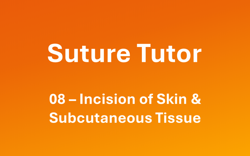 Incision of Skin & Subcutaneous Tissue | Limbs & Things Global
